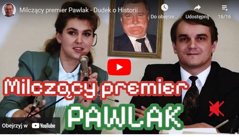 „Dudek o Historii. Milczący premier Pawlak”